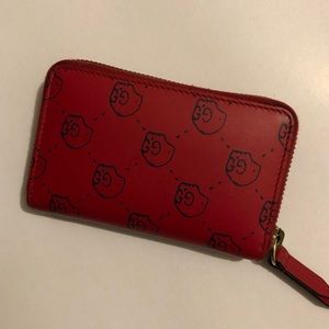 gucci ghost wallet red